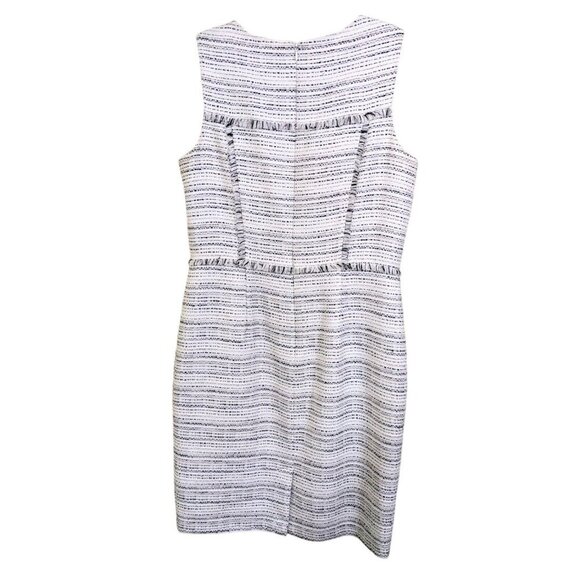 Karl Lagerfeld White and Black Striped Dress - Picture 4 of 8